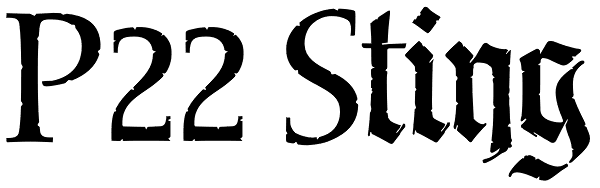 P22 Sting Font