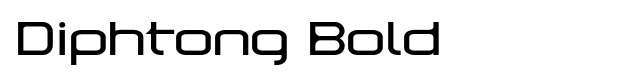 Diphtong Bold Font