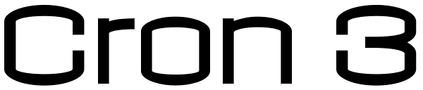 Cron 3 Font