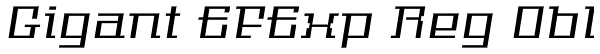 Gigant EFExp Reg Obl Font