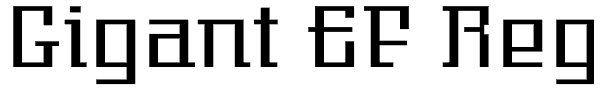 Gigant EF Reg Font