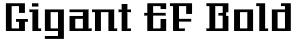 Gigant EF Bold Font