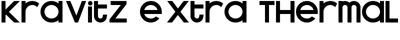 Kravitz Extra Thermal Font