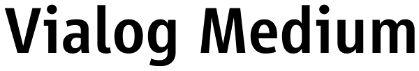 Vialog Medium Font