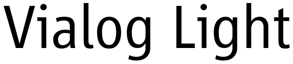 Vialog Light Font