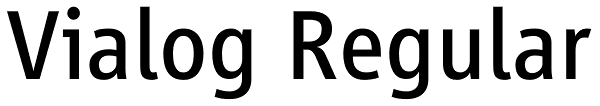 Vialog Regular Font