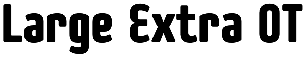 Large Extra OT Font