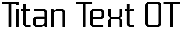 Titan Text OT Font