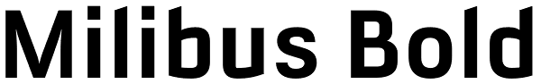 Milibus Bold Font