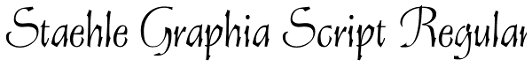 Staehle Graphia Script Regular Font