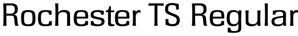 Rochester TS Regular Font