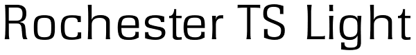 Rochester TS Light Font