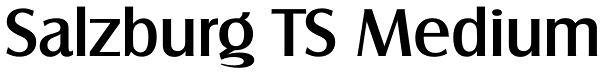 Salzburg TS Medium Font