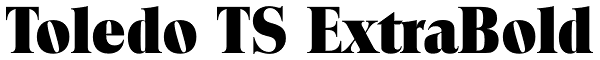 Toledo TS ExtraBold Font