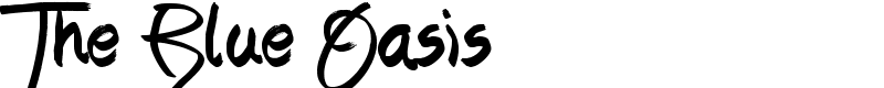 The Blue Oasis Font