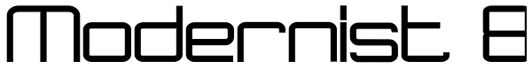 Modernist 8 Font