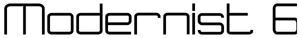 Modernist 6 Font