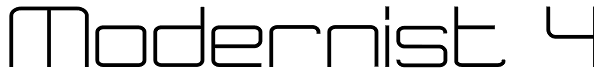 Modernist 4 Font