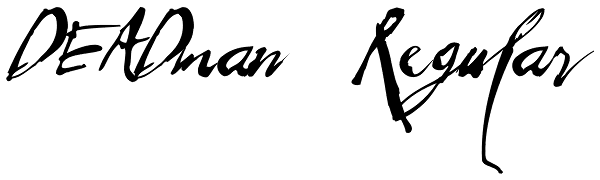 DEADman Regular Font