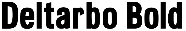 Deltarbo Bold Font