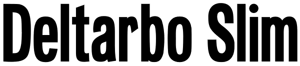 Deltarbo Slim Font