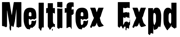 Meltifex Expd Font