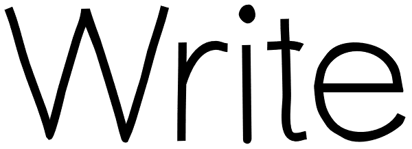 Write Font