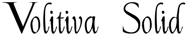 Volitiva Solid Font