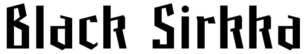 Black Sirkka Font