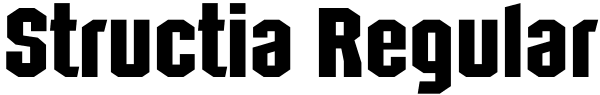 Structia Regular Font