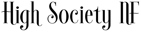 High Society NF Font