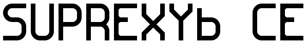 SUPREXYb CE Font
