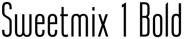 Sweetmix 1 Bold Font