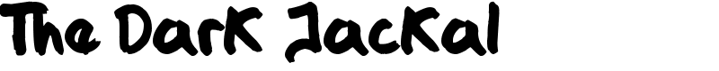 The Dark Jackal Font