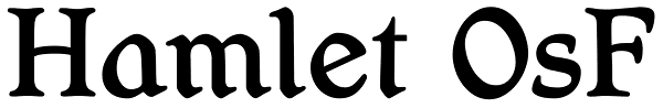 Hamlet OsF Font