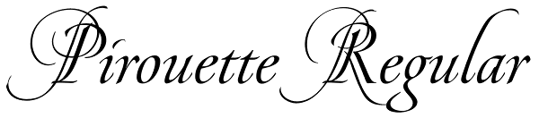 Pirouette Regular Font