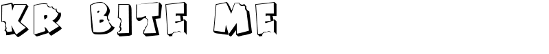 KR Bite Me Font