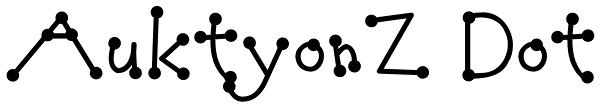 AuktyonZ Dot Font