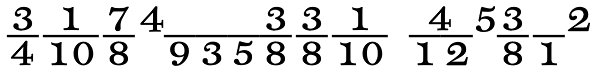 Monticello Tabular Font