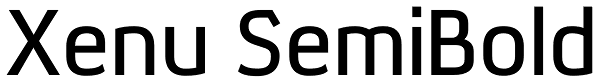 Xenu SemiBold Font