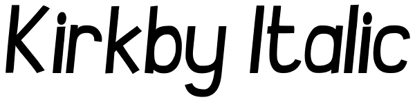 Kirkby Italic Font