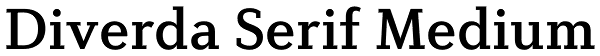 Diverda Serif Medium Font