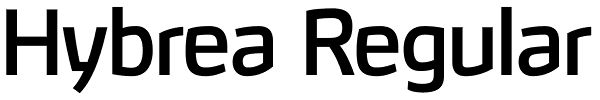 Hybrea Regular Font