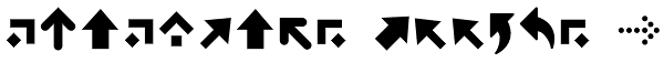 ClickBits Arrows 1 Font