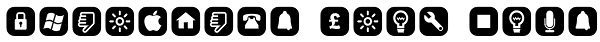 ClickBits Icon Pods Font