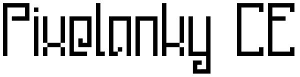 Pixelanky CE Font