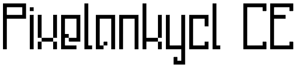 Pixelankycl CE Font