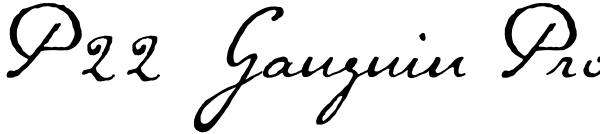 P22 Gauguin Pro Font