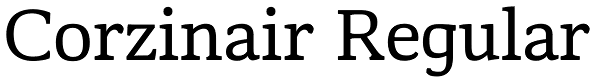Corzinair Regular Font