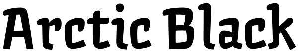 Arctic Black Font